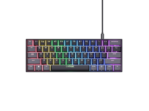 TRUST GXT867 ACIRA 60 MINI GAMING KEYBOARD PT