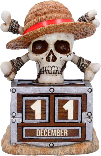 Figura One Piece:Luffy Jolly Roger Perpetual Calendar - Nemesis Now