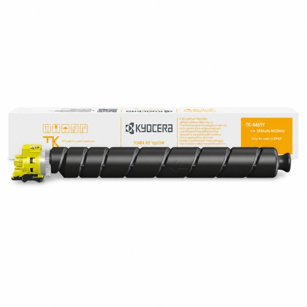 Kyocera TK8465 Amarelo Cartucho de Toner Original - 1T0C2LANL0/TK8465Y