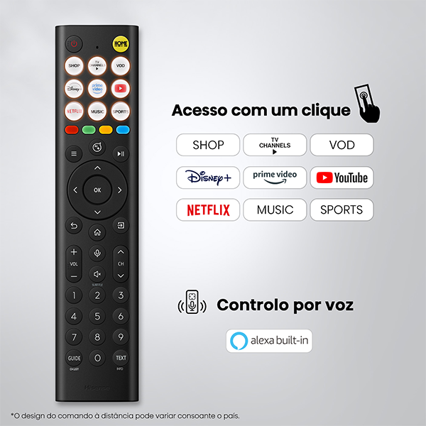 HISENSE 50A7S 50INCH QLED Smart TV IA 4K 60Hz 8ms HDR10+ HDMI USB