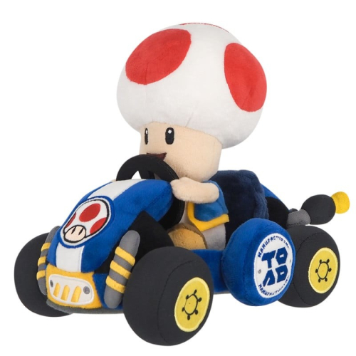 Peluche Mario Kart World:Toad (27 cm)