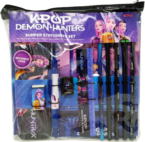 Conjunto de Papelaria K-Pop Demon Hunters