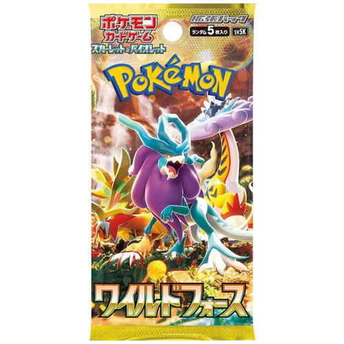 Cartas Pokémon TCG:Scarlet &Violet - Wild Force Booster Pack (Japonês)
