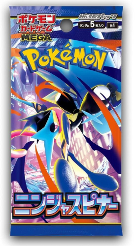 Cartas Pokémon TCG:Mega Evolution - Ninja Spinner Booster Pack (Japonês)