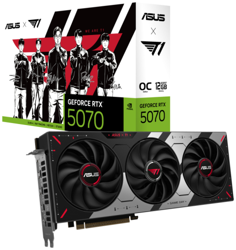 Placa Gráfica ASUS T1 GeForce RTX 5070 OC 12GB GDDR7 GAMING 1xHDMI 3xDP