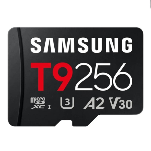 Samsung Micro SDXC T9 USD Reader 256GB Cl10 V30