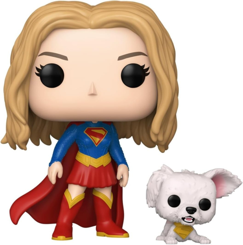 Figura Funko POP! Heroes:Supergirl - Supergirl with Puppy Krypto (POP! &Buddy) 633