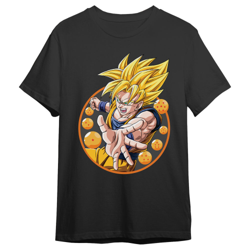 T-shirt Goku Super Saiyan Dragon Ball Z adulto