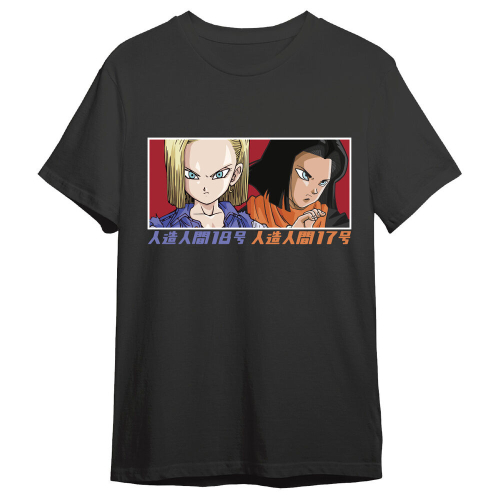T-shirt C18 &C17 Dragon Ball Z adulto