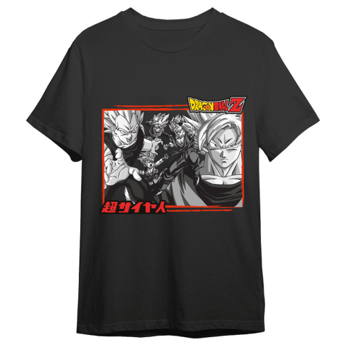 T-shirt Saiyans Dragon Ball Z adulto