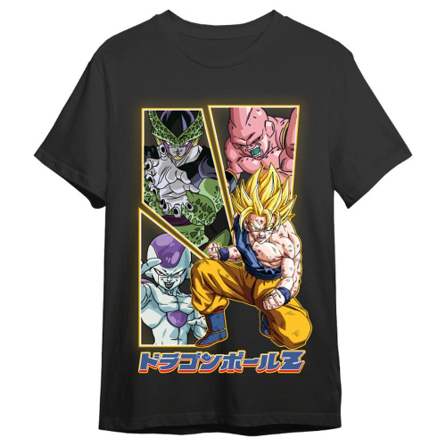 T-shirt Villains &Goku Dragon Ball Z adulto