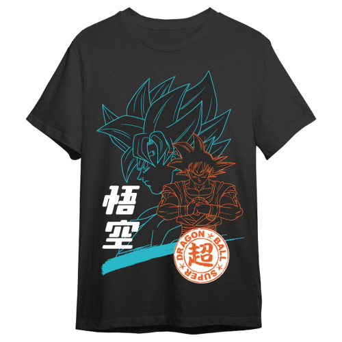 T-shirt Goku Silhouettes Dragon Ball Super adulto
