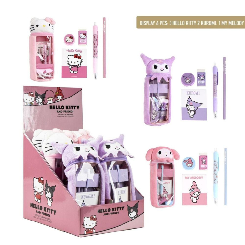 Portatodo peluche Hello Kitty Sortido