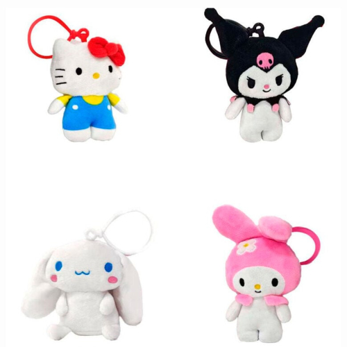 Chaveiro peluche Hello Kitty and Friends Sortido