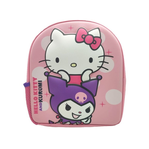 Mochila 3D Kuromi &Hello Kitty 30cm