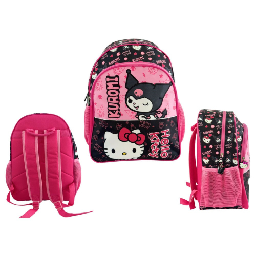 Mochila Kuromi &Hello Kitty 40cm