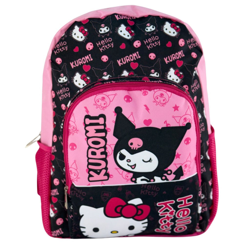 Mochila Kuromi &Hello Kitty 40cm