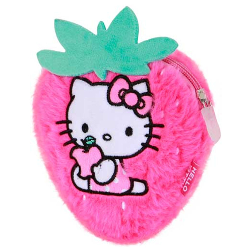 Monedero peluche Fresa Hello Kitty