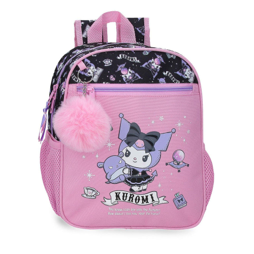 Mochila Fortune Telling Kuromi Hello Kitty 28cm adaptable