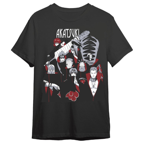 T-shirt Akatsuki Naruto Shippuden adulto