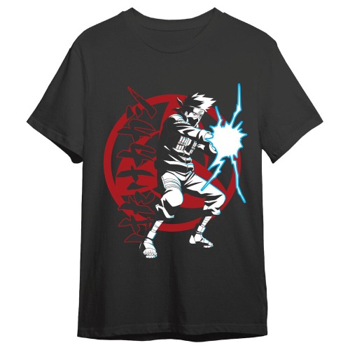T-shirt Kakashi Naruto Shippuden adulto