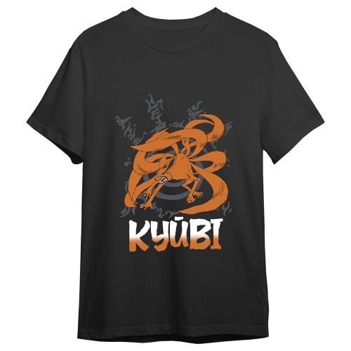 T-shirt Kyubi Naruto Shippuden adulto