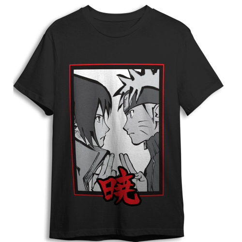 T-shirt Face to Face Naruto Shippuden adulto