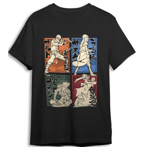 T-shirt Personajes Naruto Shippuden adulto