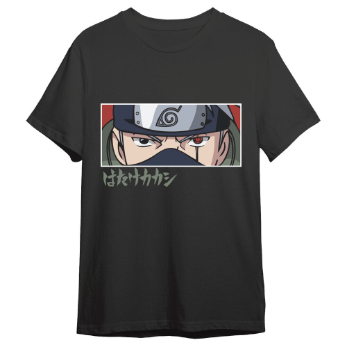 T-shirt Kakashi Eyes Naruto Shippuden adulto