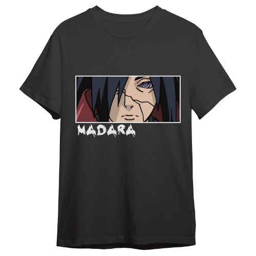 T-shirt Madara Eyes Naruto Shippuden adulto