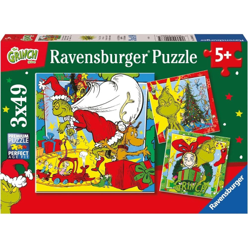 Puzzle El Grinch 3x49Peças