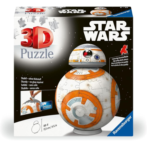 Puzzle 3D BB8 Star Wars 104 Peças