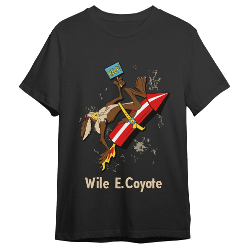T-shirt Coyote Cohete Looney Tunes adulto