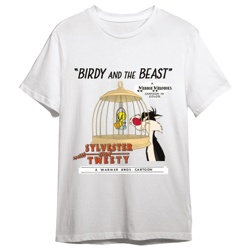 T-shirt Silvestre &Piolin Looney Tunes