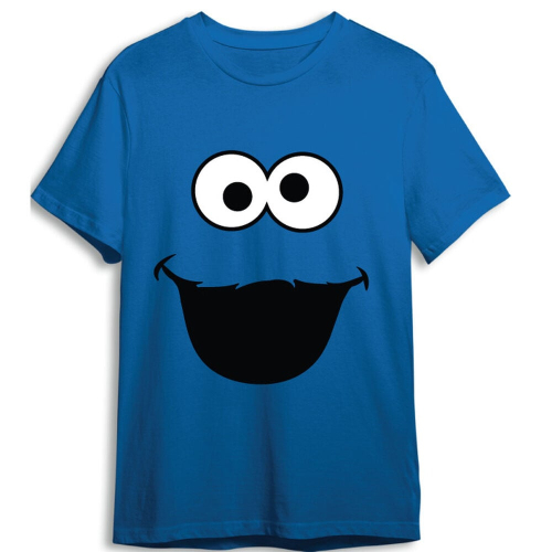 T-shirt Triki Monstruo de las Galletas Barrio Sesamo adulto