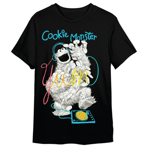 T-shirt Triki Monstruo de las Galletas Barrio Sesamo adulto
