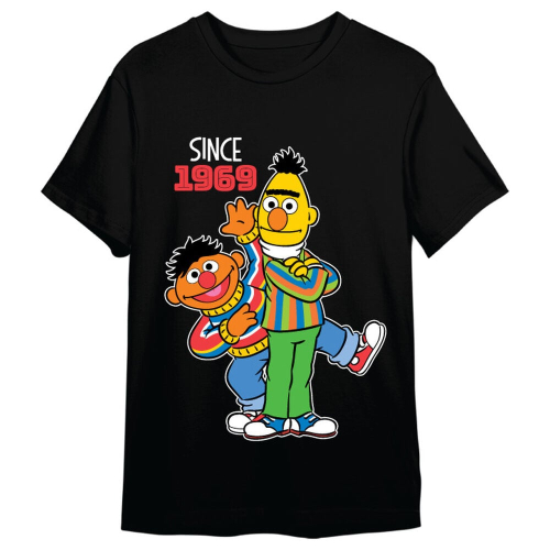 T-shirt Epi y Blas 1969 Barrio Sesamo adulto