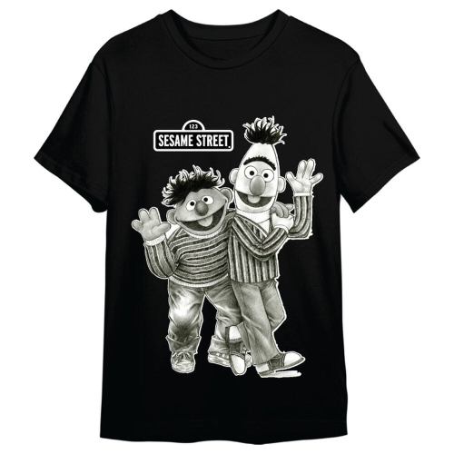 T-shirt Epi y Blas Barrio Sesamo adulto