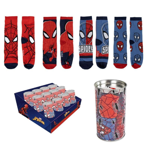 Mealheiro 4 pares calcetines Spiderman Marvel