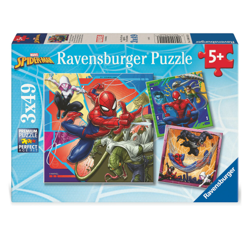 Puzzle Spiderman Marvel 3x49Peças