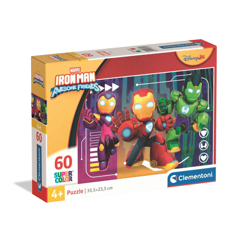 Puzzle Iron Man Marvel Ahaf 60Peças