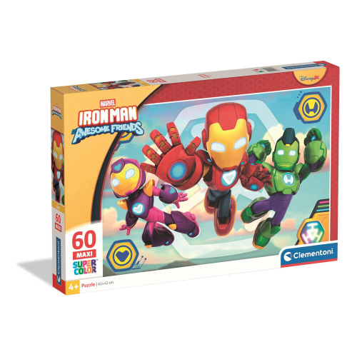 Puzzle maxi Iron Man Marvel 60 Peças