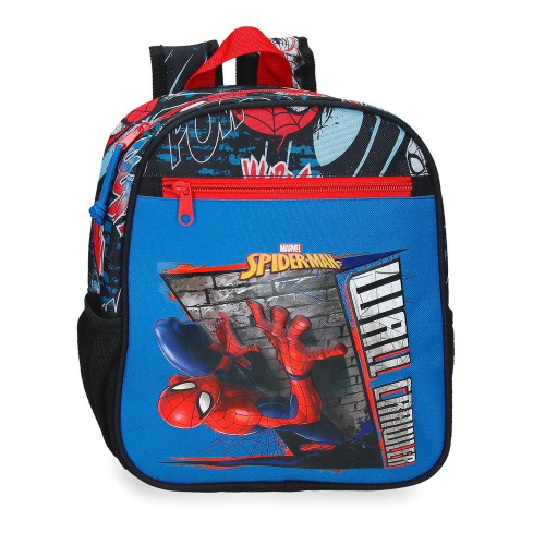 Mochila Wall Crawler Spiderman Marvel 28cm adaptable