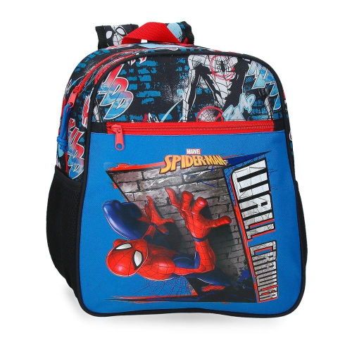 Mochila Wall Crawler Spiderman Marvel 33cm adaptable
