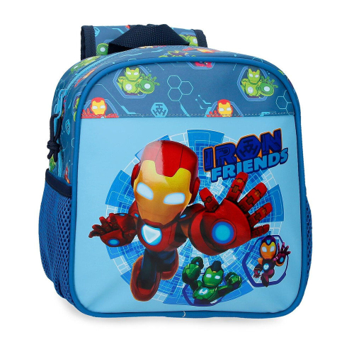 Mochila Iron Man Friends Marvel 25cm adaptable