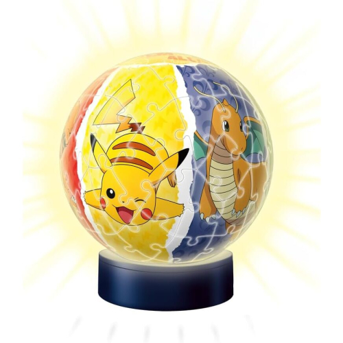 Puzzle 3D Luz Nocturna Pokemon 74Peças