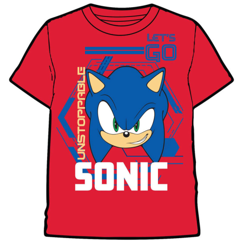 T-shirt Sonic Unstoppable Sonic The Hedgehog adulto