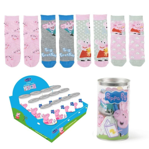 Mealheiro 4 pares calcetines Peppa Pig