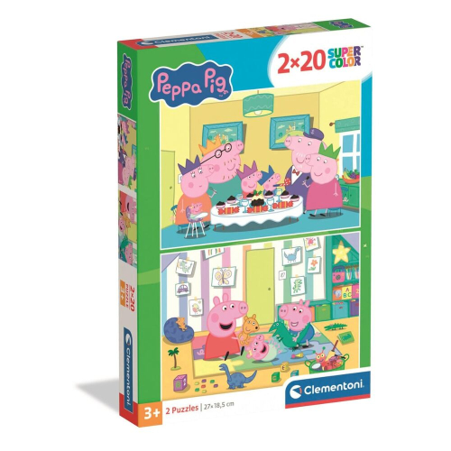 Puzzle Peppa Pig 2x20 Peças