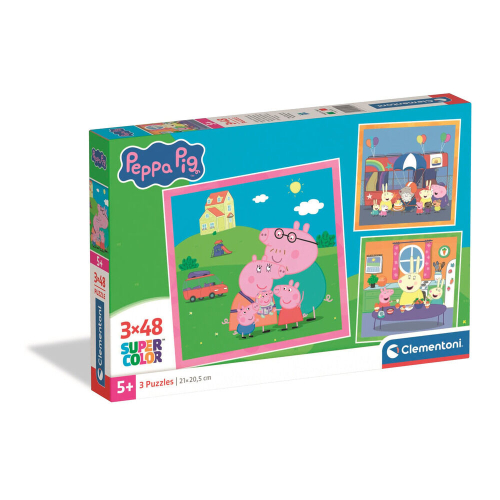 Puzzle Peppa Pig 3x48Peças